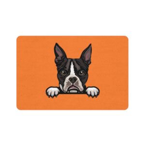 Boston Terrier Dog Feeding Mat (12x18) - Crusta