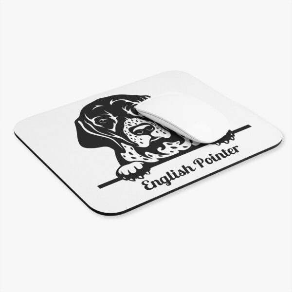 English Pointer Mouse Pad-Black/White - Cute Pet Design for Dog Lovers - Image 4