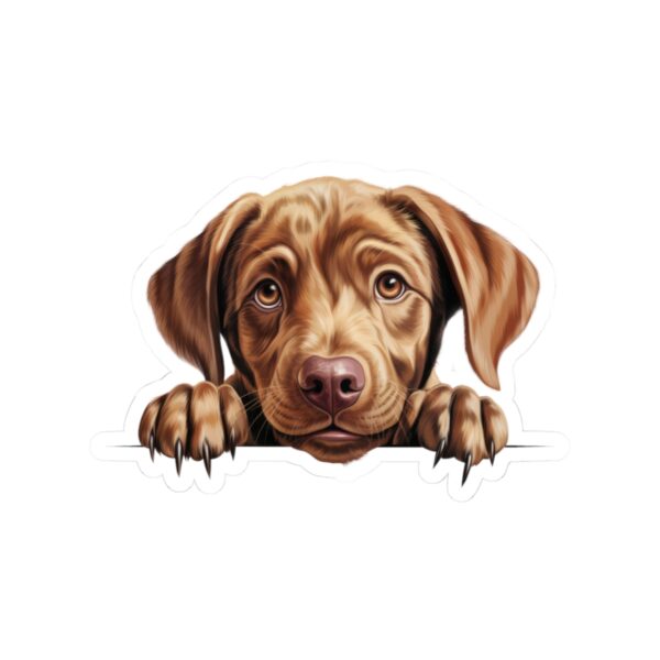 Labrador Retriever Dog Kiss-Cut Sticker - Perfect for Pet Lovers & Laptop Decor - Image 2