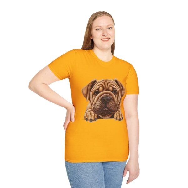 Shar-Pei T-Shirt - Unisex Softstyle Tee - Image 25
