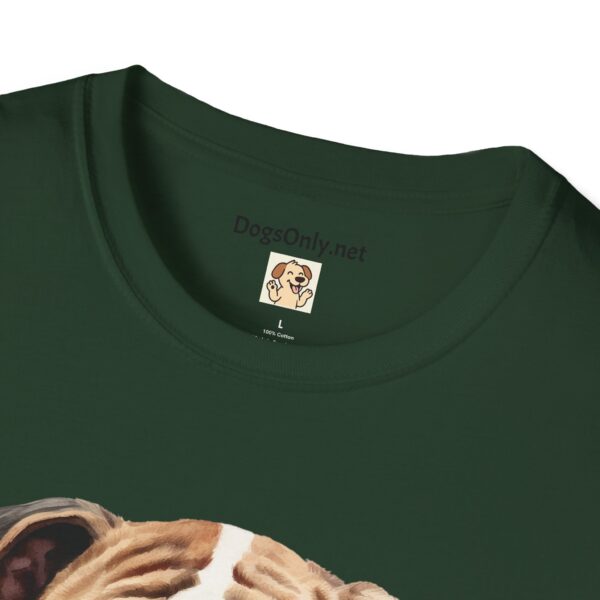 Bulldog-1 T-Shirt - Unisex Softstyle Tee - Image 38
