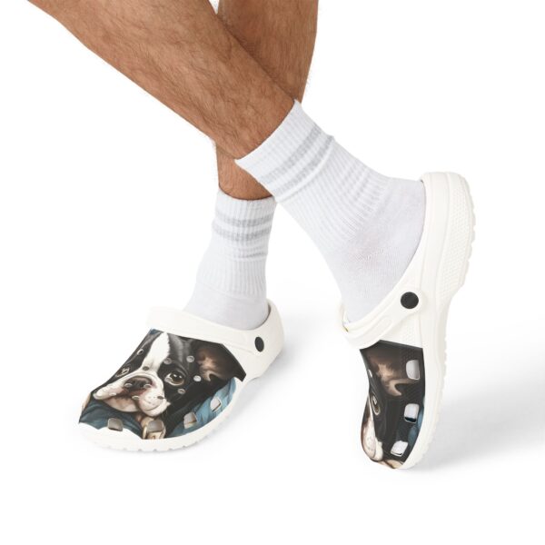 Boston Terrier EVA Foam Clogs with Adorable Paw Design - Image 4