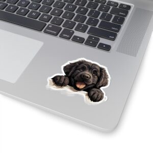Newfoundland Dog Kiss-Cut Sticker - Perfect for Pet Lovers & Laptop Decor