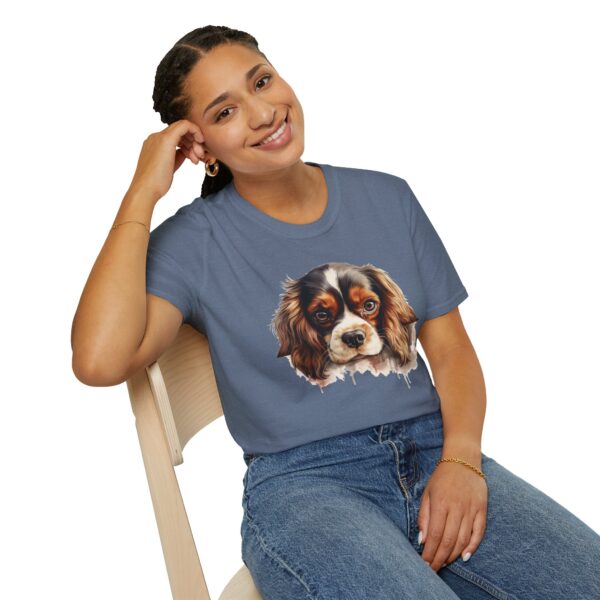 Cavalier King Charles Spaniel Dog T-Shirt - Unisex Softstyle Tee - Image 51
