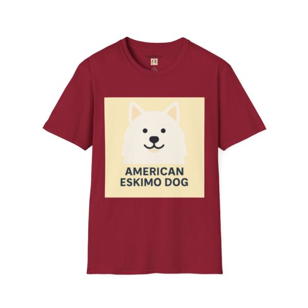 American Eskimo Dog T-Shirt - Unisex Softstyle Tee - Image 56
