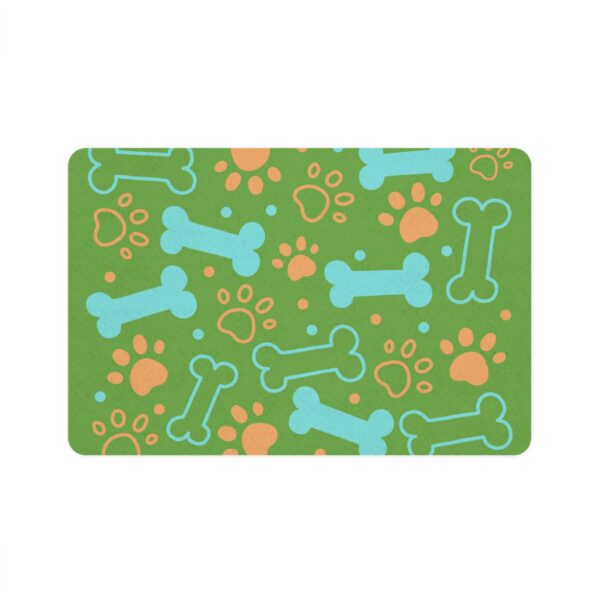 Bone & Paw Print Design (12x18) - Green - Image 2
