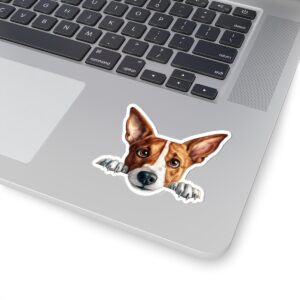 Basenji Dog Kiss-Cut Sticker - Perfect for Pet Lovers & Laptop Decor