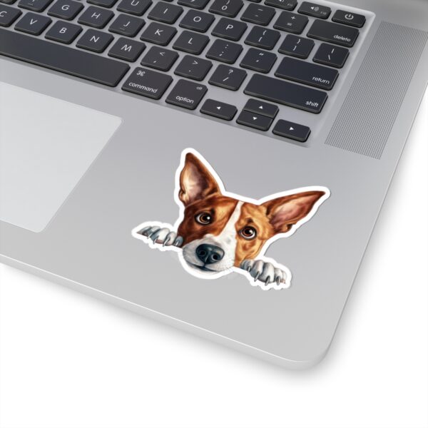 Basenji Dog Kiss-Cut Sticker - Perfect for Pet Lovers & Laptop Decor