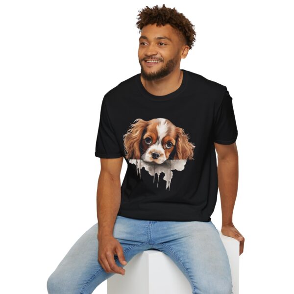Cavalier King Charles Spaniel Dog T-Shirt - Unisex Softstyle Tee - Image 11