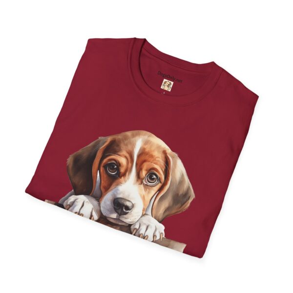Beagle Puppy Dog T-Shirt - Unisex Softstyle Tee - Image 64