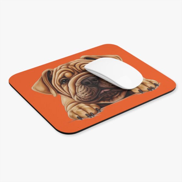 Shar Pei Mouse Pad -Orange Cute Pet Design for Dog Lovers - Image 4