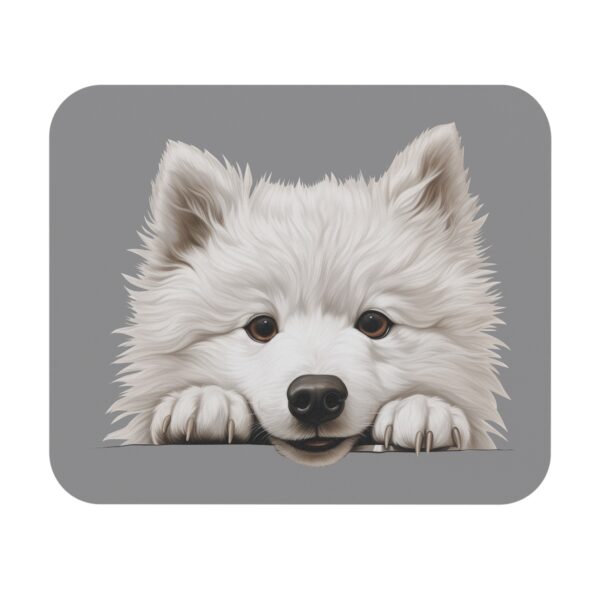 Samoyed Mouse Pad -Grey Pet Design for Dog Lovers - Image 2