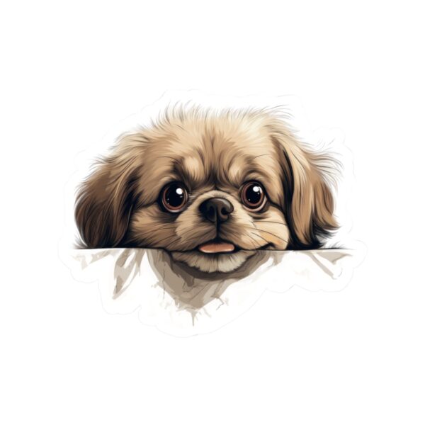 Pekingese Dog Kiss-Cut Sticker - Perfect for Pet Lovers & Laptop Decor - Image 2