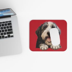 Old English Sheepdog Mouse Pad  - Pet Design for Dog Lovers