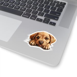 Labrador Retrieveri Dog Kiss-Cut Sticker - Perfect for Pet Lovers & Laptop Decor