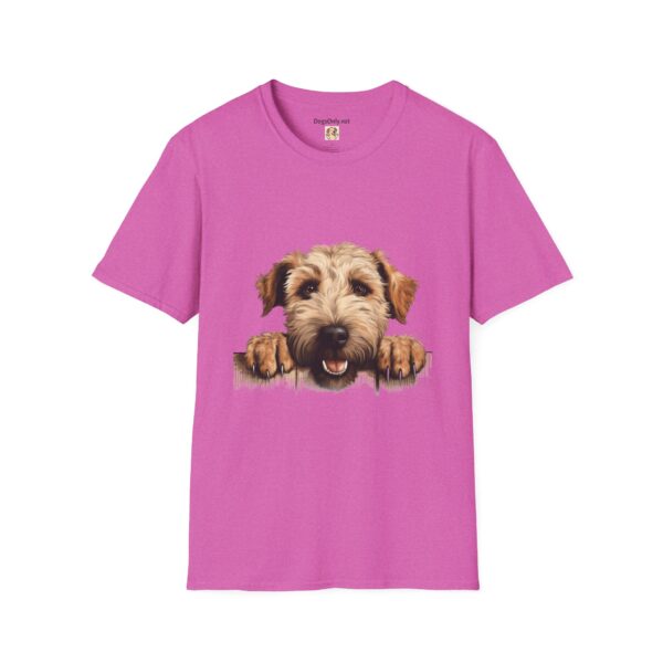 Soft Coated Wheaten Dog T-Shirt - Unisex Softstyle Tee - Image 62