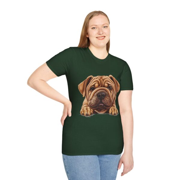 Shar-Pei T-Shirt - Unisex Softstyle Tee - Image 35
