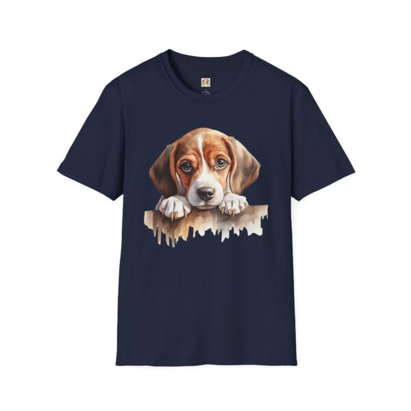 Beagle Puppy Dog T-Shirt - Unisex Softstyle Tee - Image 51