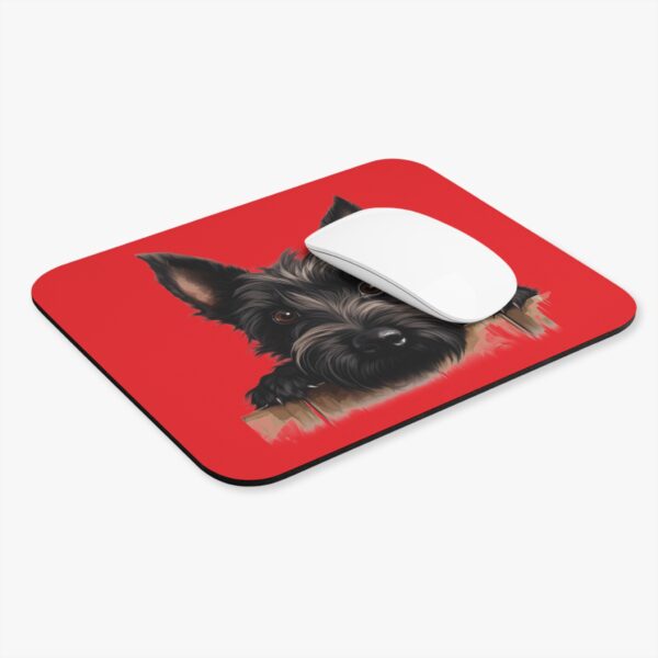 Scottish Terrier Mouse Pad -Red Pet Design for Dog Lovers - Image 4