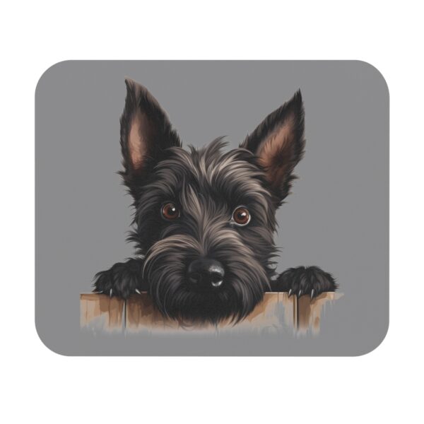 Scottish Terrier Mouse Pad -Grey Pet Design for Dog Lovers - Image 2