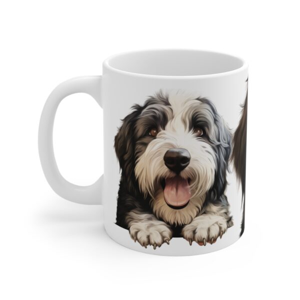 Old English Sheepdog Cute Puppy Mug - Adorable Dog Design - Perfect for Pet Lovers - Image 3