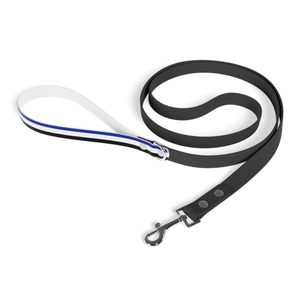 Blue-White-Black Stylish Dual-Color Dog Leash - Durable & Comfortable - Image 2
