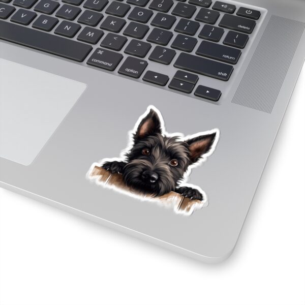 Scottish Terrier Dog Kiss-Cut Sticker - Perfect for Pet Lovers & Laptop Decor