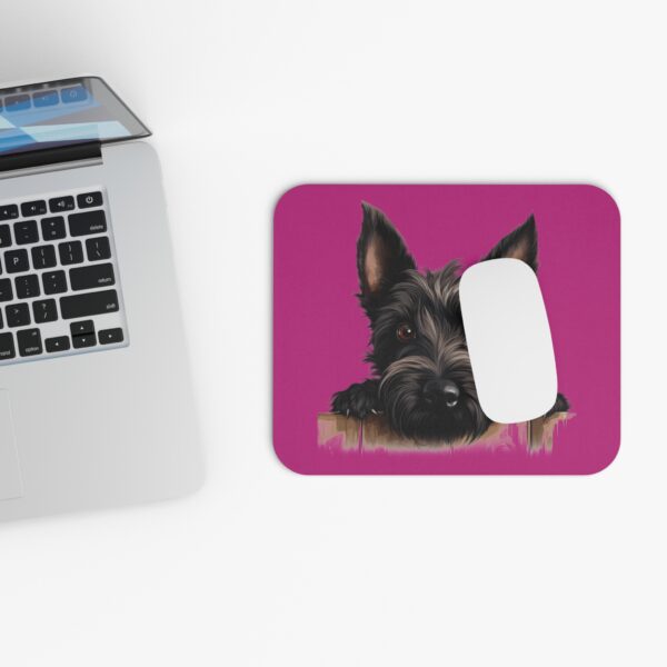 Scottish Terrier Mouse Pad -Pink Pet Design for Dog Lovers