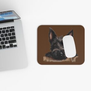 Scottish Terrier Mouse Pad -Brown Pet Design for Dog Lovers