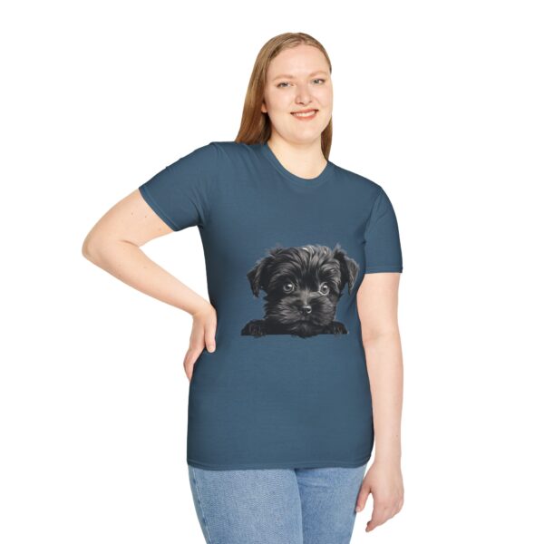 Affenpinscher Dog Hands T-Shirt - Unisex Softstyle Tee - Image 45
