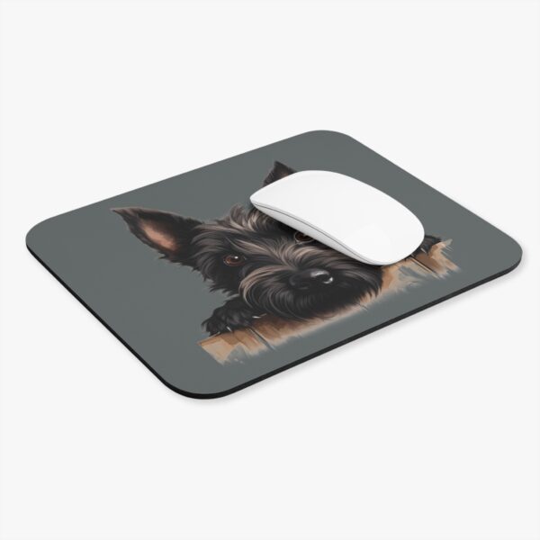 Scottish Terrier Mouse Pad -Dark Grey Pet Design for Dog Lovers - Image 4