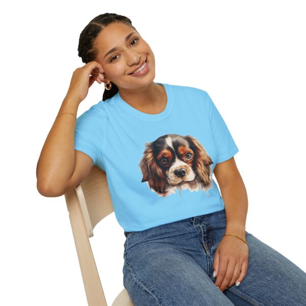 Cavalier King Charles Spaniel Dog T-Shirt - Unisex Softstyle Tee - Image 46