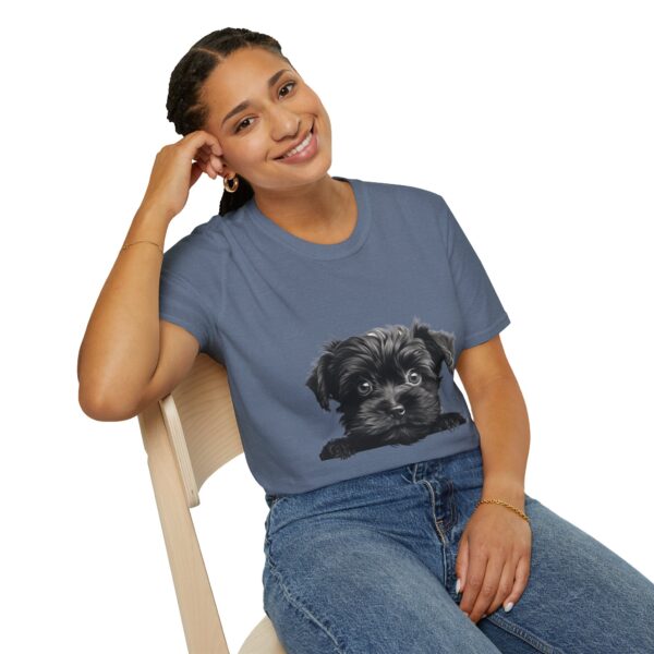 Affenpinscher Dog Hands T-Shirt - Unisex Softstyle Tee - Image 40