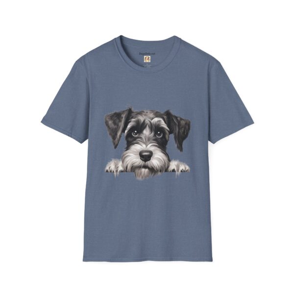 Standard Schnauzer Dog T-Shirt - Unisex Softstyle Tee - Image 47