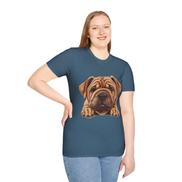Shar-Pei T-Shirt - Unisex Softstyle Tee - Image 50