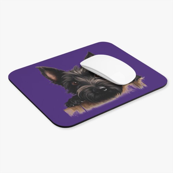 Scottish Terrier Mouse Pad -Purple Pet Design for Dog Lovers - Image 4