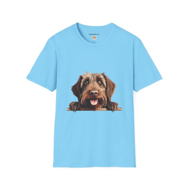 Wirehaired Pointing Griffon Pointer Dog T-Shirt - Unisex Softstyle Tee - Image 41