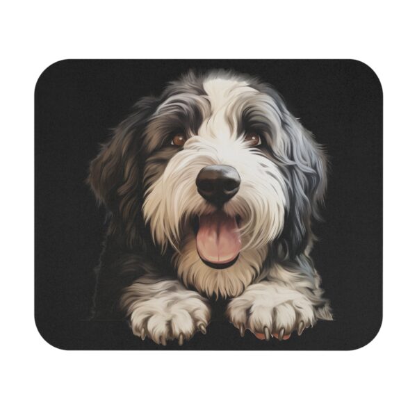 Old English Sheepdog Mouse Pad  - Pet Design for Dog Lovers - Image 2