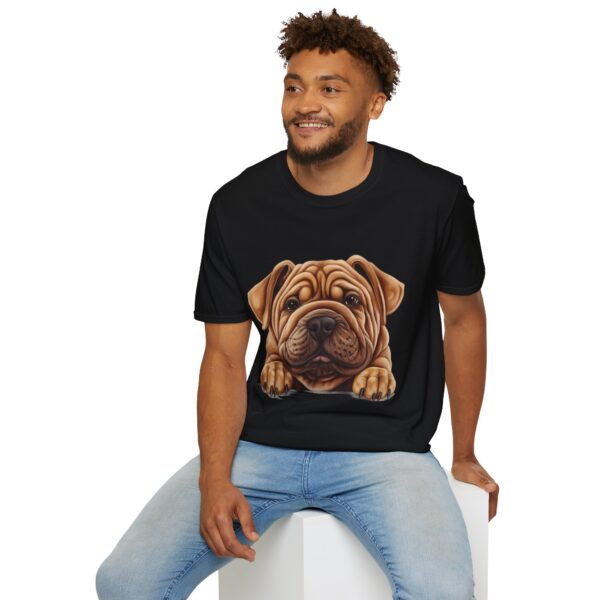 Shar-Pei T-Shirt - Unisex Softstyle Tee - Image 6