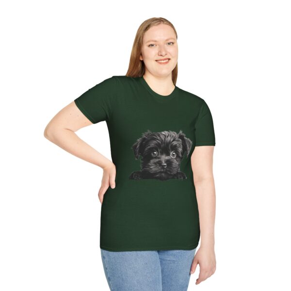 Affenpinscher Dog Hands T-Shirt - Unisex Softstyle Tee - Image 25