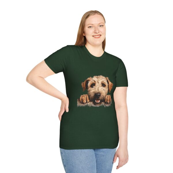 Soft Coated Wheaten Dog T-Shirt - Unisex Softstyle Tee - Image 36