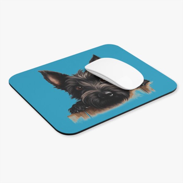 Scottish Terrier Mouse Pad -Turquoise Pet Design for Dog Lovers - Image 4