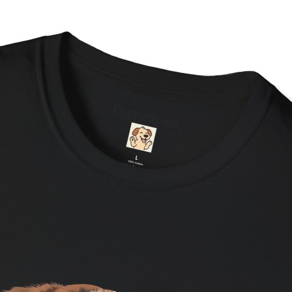 Saint Bernard Dog T-Shirt - Unisex Softstyle Tee - Image 9