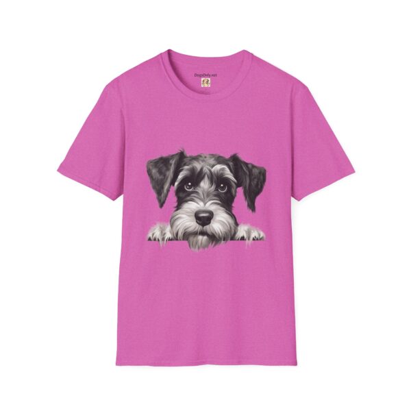 Standard Schnauzer Dog T-Shirt - Unisex Softstyle Tee - Image 62