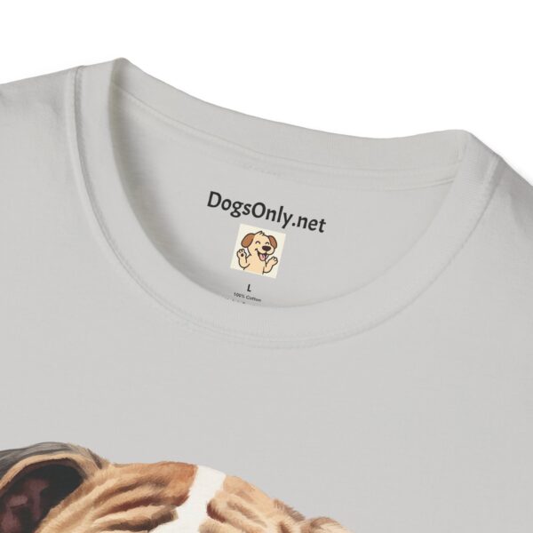 Bulldog-1 T-Shirt - Unisex Softstyle Tee - Image 23