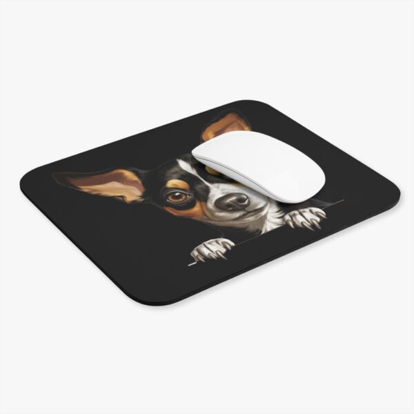 Rat Terrier Mouse Pad -Black Pet Design for Dog Lovers - Image 4