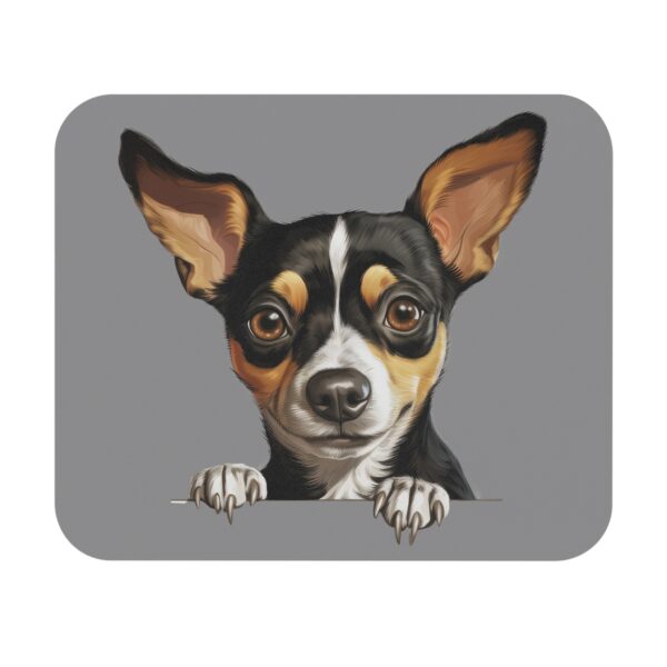 Rat Terrier Mouse Pad -Grey Pet Design for Dog Lovers - Image 2