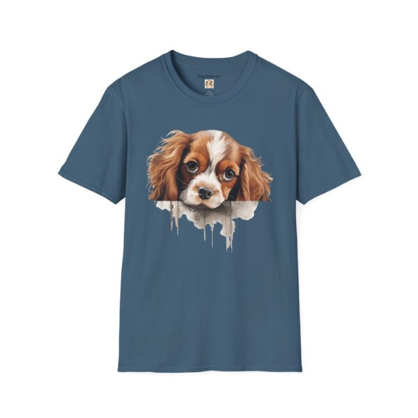Cavalier King Charles Spaniel Dog T-Shirt - Unisex Softstyle Tee - Image 46