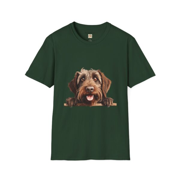 Wirehaired Pointing Griffon Pointer Dog T-Shirt - Unisex Softstyle Tee - Image 31