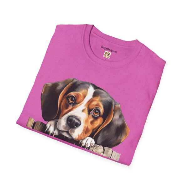 Beagle-2 Dog T-Shirt - Unisex Softstyle Tee - Image 59
